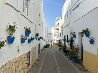 Street in the old town of Conil de la Frontera