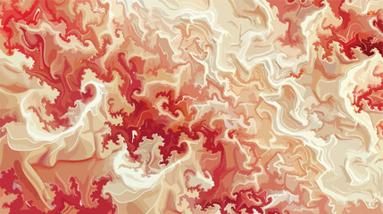 Imaginatory lush fractal texture generated image abst