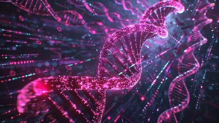 DNA medical screen hologram science hud data analysis body research background futuristic. Screen DNA infographic medical scan health digital 3d technology medicine human tech ui graph interface lab 