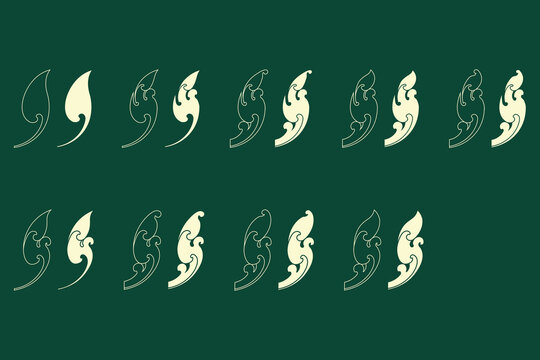 Kbach Khmer vector, Khmer art 