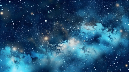Fototapeta na wymiar Digital fantasy night sky starry sky abstract graphic poster web page PPT background