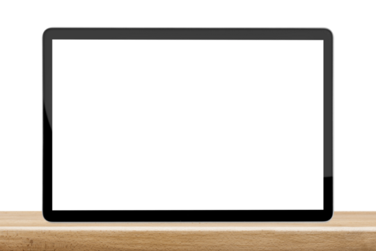 tablet is on the table