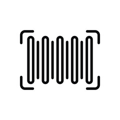 Barcode vector icon