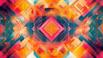 vibrant digital abstract patterns and geometric patterns suitable for desktop backgrounds.