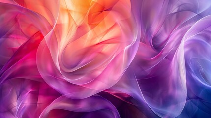 Obraz premium Abstract gradient enigma, a mysterious unfoldment of color riddles