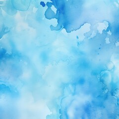 Fototapeta na wymiar Sky Blue watercolor light background natural paper texture abstract watercolur Sky Blue pattern splashes aquarelle painting white copy space for banner design, greeting card