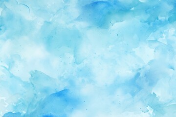 Sky Blue watercolor light background natural paper texture abstract watercolur Sky Blue pattern splashes aquarelle painting white copy space for banner design, greeting card - obrazy, fototapety, plakaty