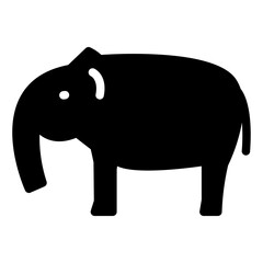 elephant animal icon