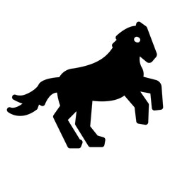 horse pet animal icon