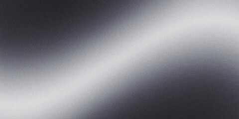 Dark Gray And Light Gray Gradient Background With Grainy Texture
