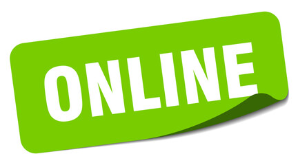 online sticker. online label