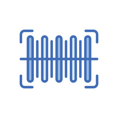 Barcode vector icon