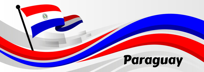 Paraguay Independence Day Banners Design

