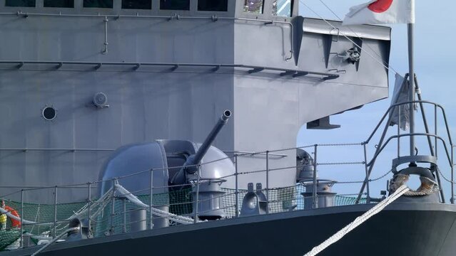 対空射撃訓練支援装置　訓練支援艦くろべ　ティルト　2カット