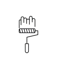 paint brush icon, vector best line icon.
