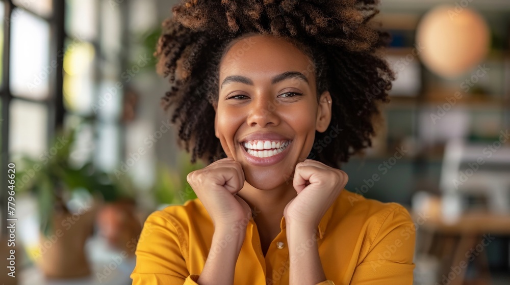 Poster Happy Female Entrepreneur