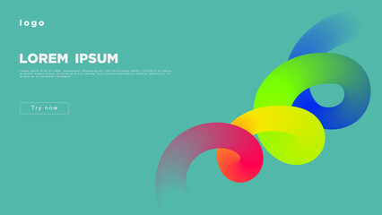 Obraz premium Abstract gradient background with space for text