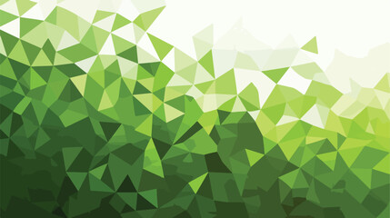 Green geometric background with rhombs flat vector isolated
