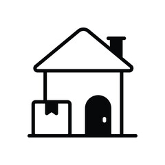 Home delivery vector icon