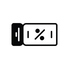 Discount coupon vector icon