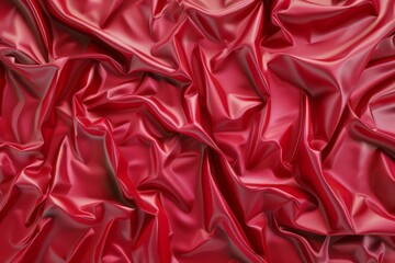 Synthetic red cloth material for tents and jackets with seamless texture