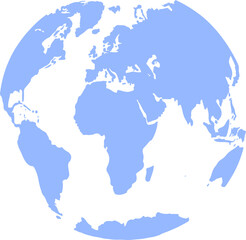 Obraz premium World map globe vector illustration. Vector illustration of world map. Vector illustration of Earth Globe. 3D map of earth