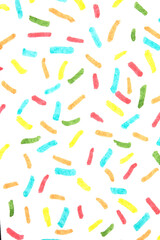Acrylic Paint Felt Pen Dots Spots Confetti Sprinkles and Splatters for Background - obrazy, fototapety, plakaty