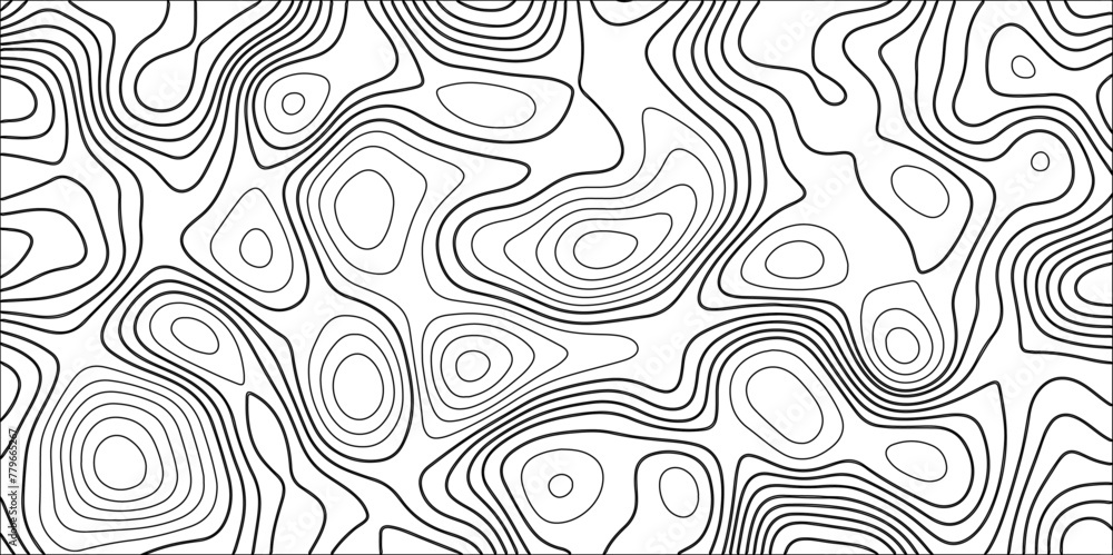 Aufkleber abstract geographic mountain relief topographic contours map background. abstract topography vector 