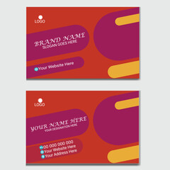 modern creative business card and name card,horizontal simple clean template vector design, layout in rectangle size.

