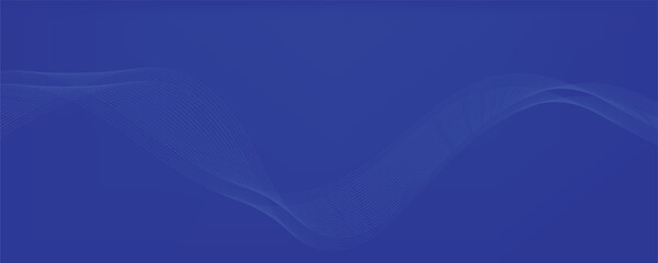 Abstract vector background with blue wavy lines. Blue wave background. Blue lines vector illustration. Curved wave. Abstract wave element for design.
