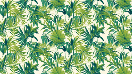 Rattan palm leaves, woven look, bright natural tones