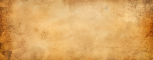 Obraz premium Old dirty paper texture background, sheet of ancient parchment, vintage page of manuscript, generated, ai