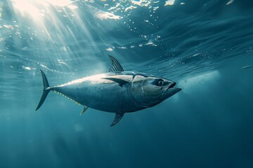 Mediterranean seas are home to blue fin tuna