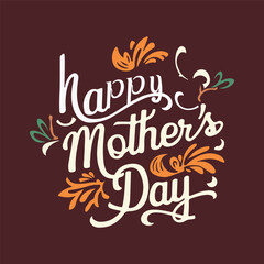 Happy mother's day vector art design