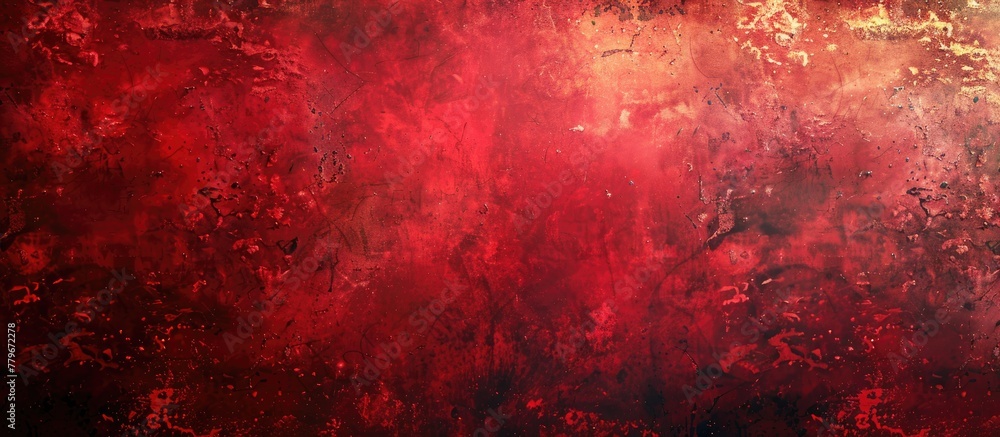 Poster a close up of a red and black background with a texture resembling a swirling sky filled with magent