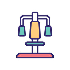 Fitness Machine vector icon