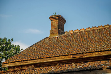 roof of the old house
