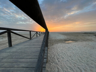Sunset at the Beach of Conil de la Frontera