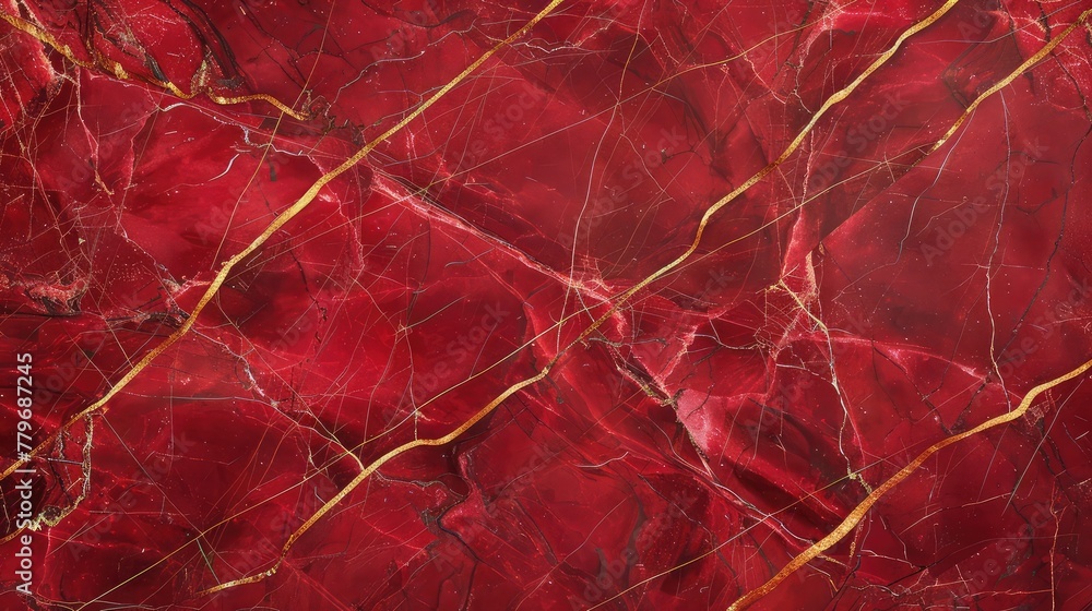 Poster red abstract background with golden lines beautiful background texture