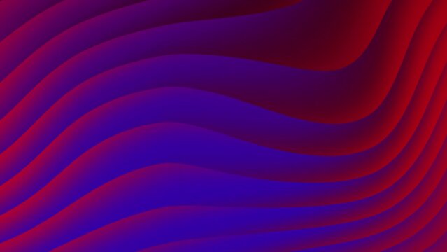 Wavy vibrant blue purple lines. Colorful dynamic background.