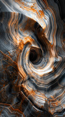 The elegant swirls of a marble surface, where natural curved line textures create a mesmerizing pattern of colors and depth, illuminated by soft, indirect light. 32k, full ultra HD, high resolution