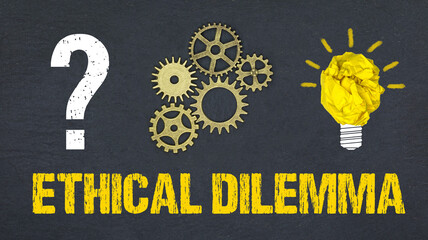 Ethical Dilemma - obrazy, fototapety, plakaty