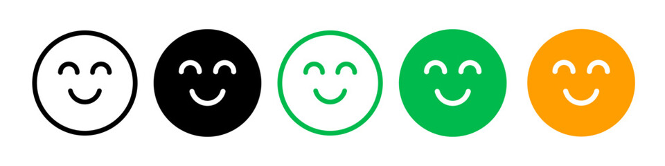 Mood and Focus Improvement Emoji Face Icon for Positive Emotions