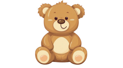 Teddy Bear vector on transparent background.