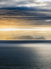 Sunrise over the ocean