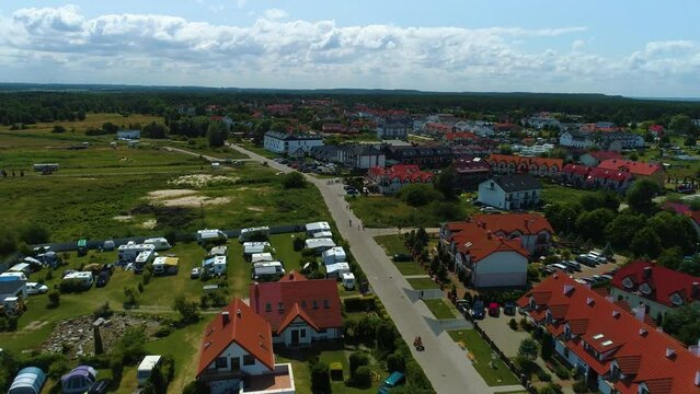 Beautiful Landscape Rowy Piekny Krajobraz Aerial View Poland