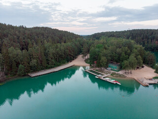 Vilnius Green Lakes. Beautiful Ladscape. Lithuania