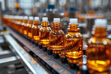 The Golden Liquid Journey: From Production to Packaging in a Modern Factory.