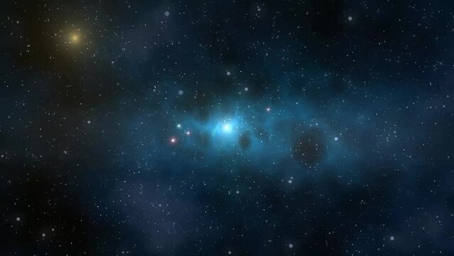 space galaxy nebula motion background 
