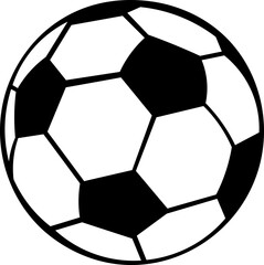 Soccer Ball Graphic Design with Transparent Sections